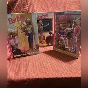 Vintage 1998 Set of 3 Barbie Storybooks